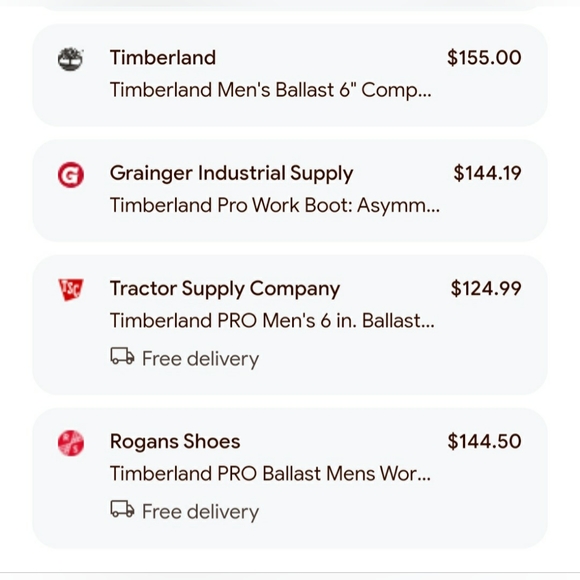 SOLD- Mens Timberland Pro Boots - Picture 12 of 12